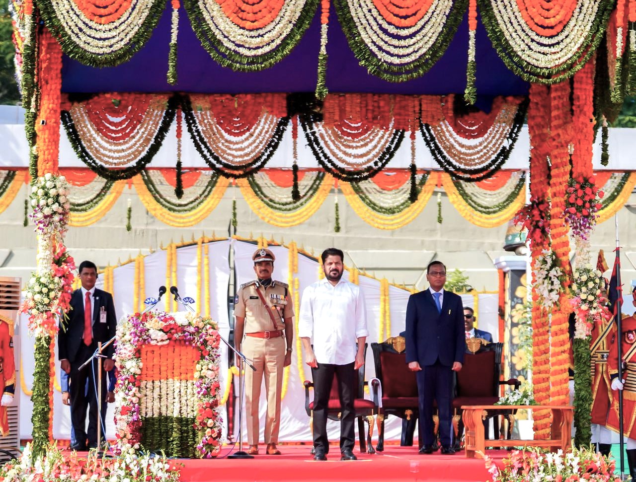 Hon’ble Chief Minister Participated in Telangana Formation Day Celebrations at Parade Ground, Secunderabad.