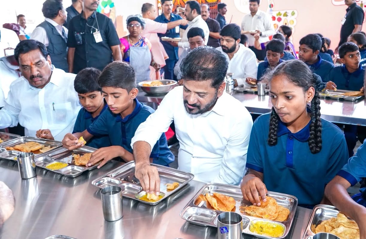 Hon’ble CM Sri A. Revanth Reddy inaugurated the Telangana Public School at Arutla, Manchal Mandal, Rangareddy district. — image 2
