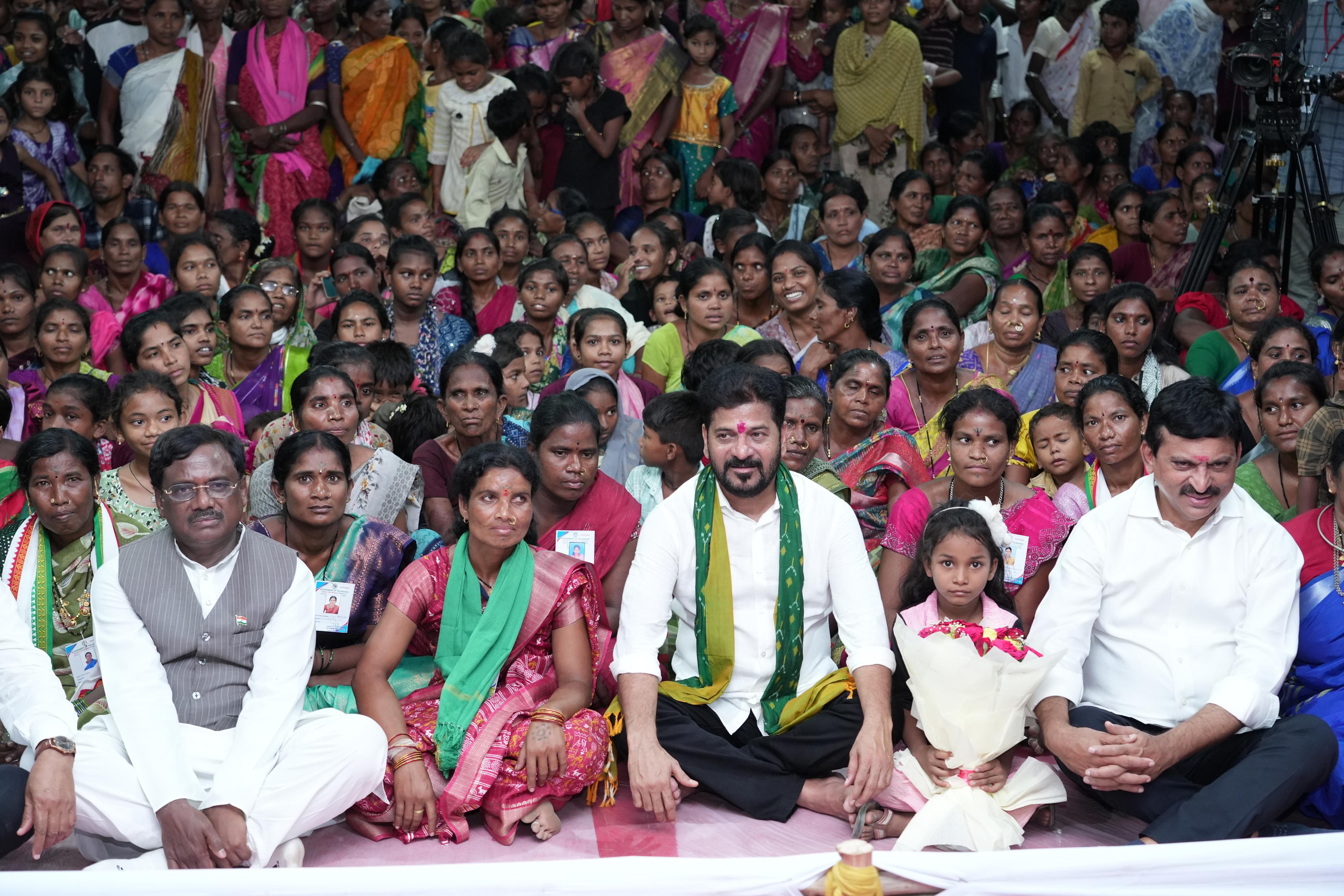 Hon’ble CM Sri A. Revanth Reddy Participated in Indiramma Indlu Gruhapraveshalu, Launches for the 2nd Phase at Kothari Village in KB Asifabad District. — image 5