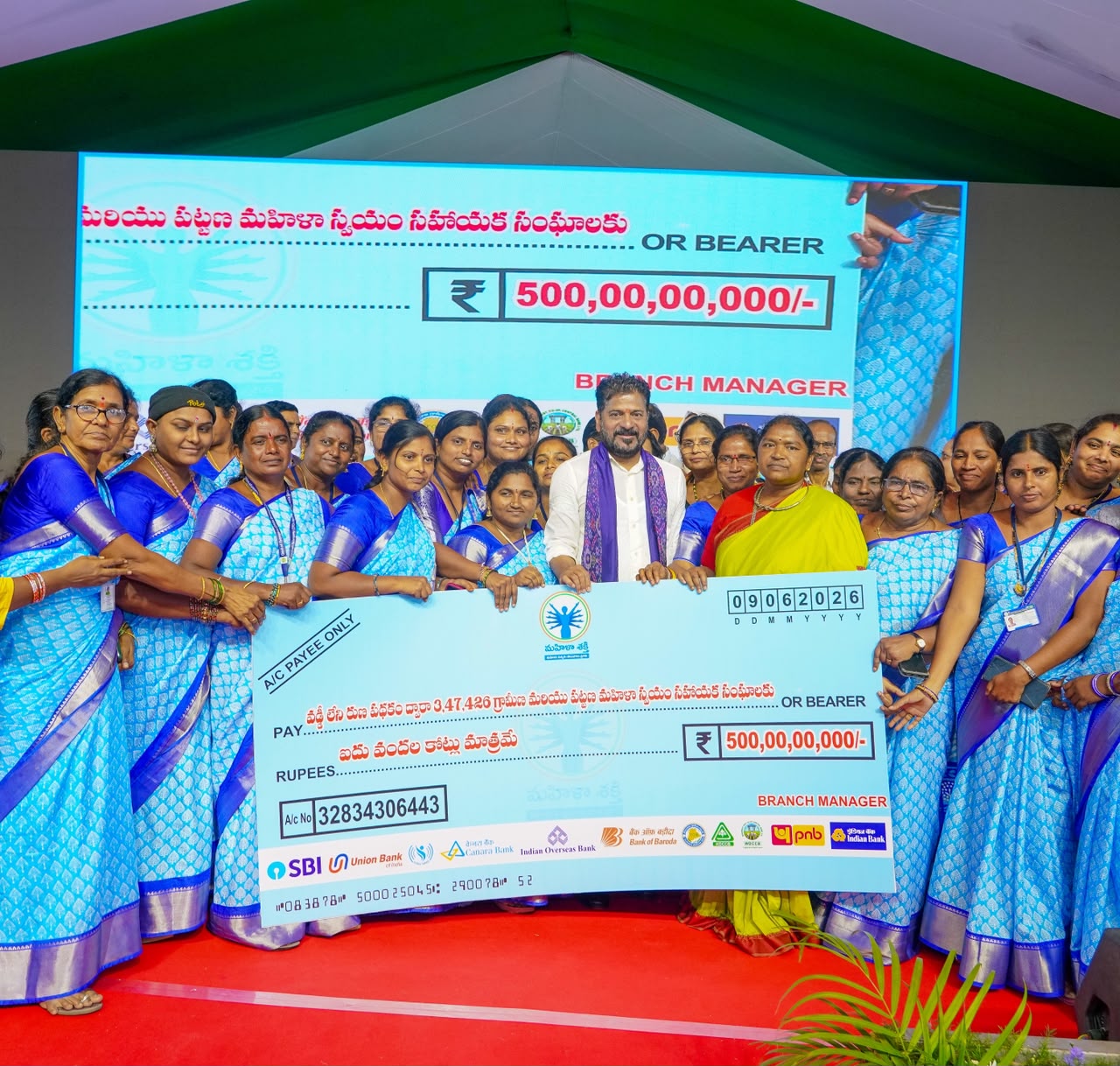 Hon’ble CM Sri A. Revanth Reddy Participated in Mahila Varotsavalu–2026, Flags Off SHG Women-Owned Buses, at Parade Grounds, Secunderabad. — image 5